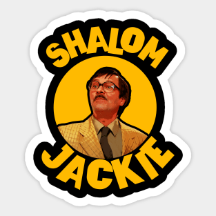 Shalom Jackie Sticker